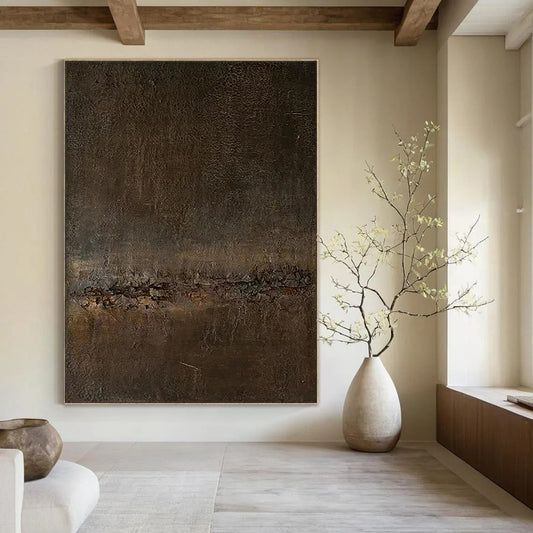 Super-Sized Hand-Painted Modern Abstract Wall Art for Beauty Salon Treatment Rooms