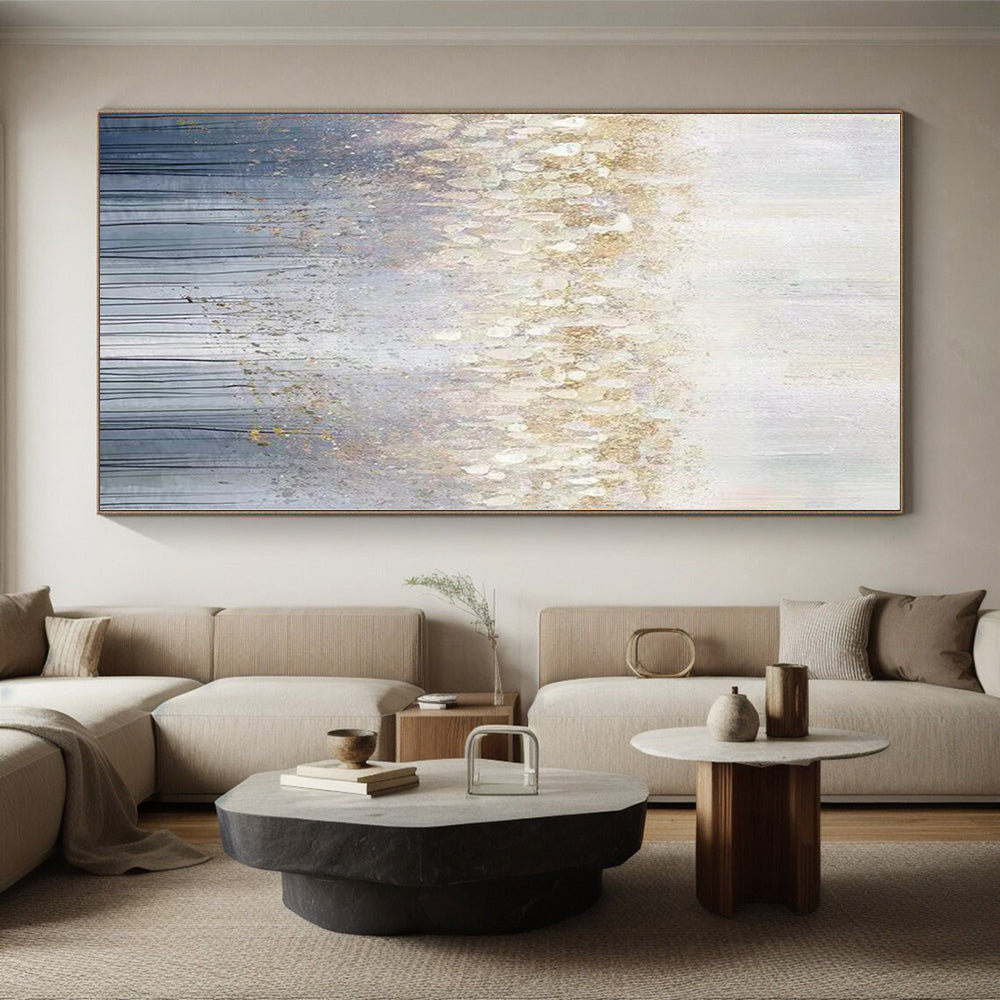 Oversized Made-to-Order Hand-Painted Abstract Wall Art for Guest Room Focal Wall LargeART0592