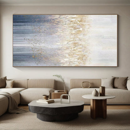 Oversized Made-to-Order Hand-Painted Abstract Wall Art for Guest Room Focal Wall LargeART0592