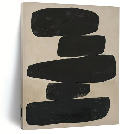 Colossal Hand-Painted Modern Abstract Art for University Lecture Hall Auditoriums