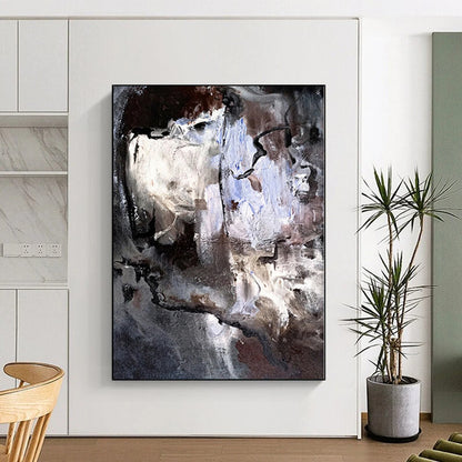 Giant Abstract Steampunk Art - Commissioned Mixed Media for Vintage-Themed Bars