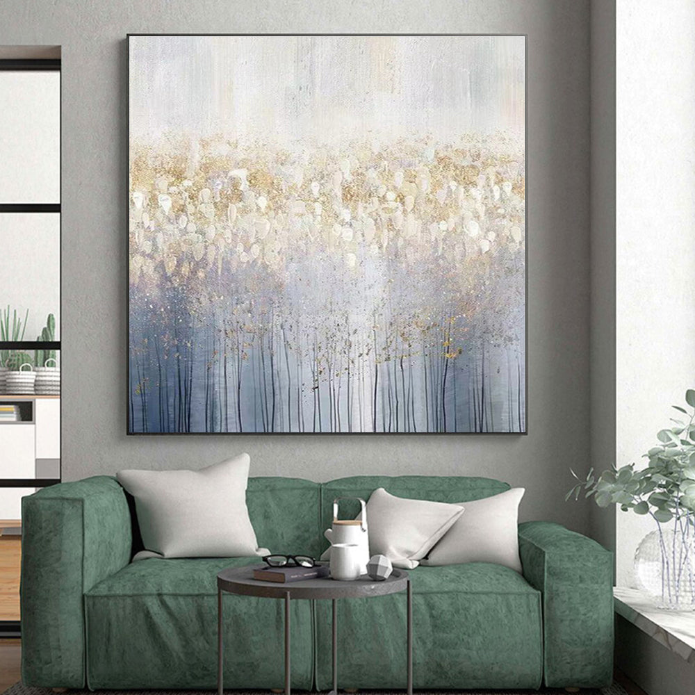 Oversized Made-to-Order Hand-Painted Abstract Wall Art for Guest Room Focal Wall LargeART0592