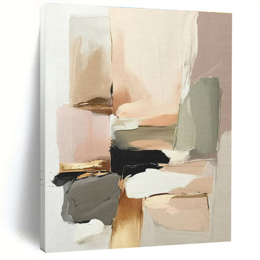 Super-Sized Contemporary Abstract Canvas for Modern Pet Grooming Station Wall