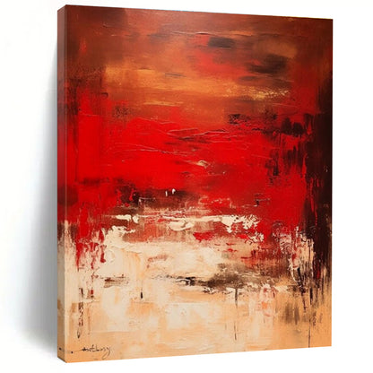 Extra-Huge Contemporary Abstract Canvas for Garage Workshop Inspiring Decor