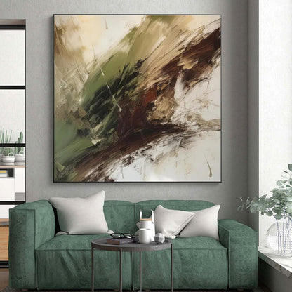 Super-Sized Modern Abstract Art for Home Library Cozy Reading Atmosphere
