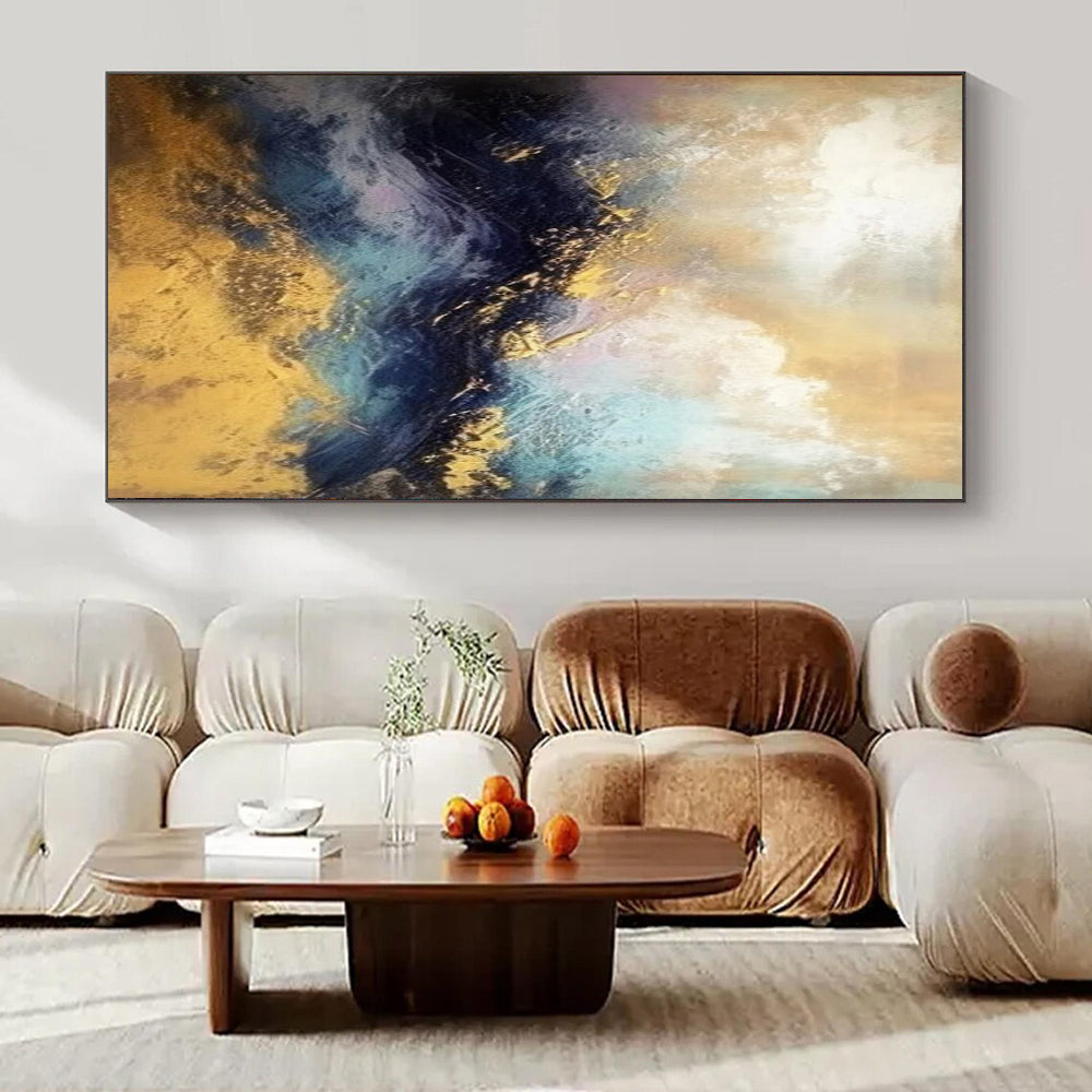 Giant Contemporary Abstract Painting for Technology Startup Office Breakout Areas