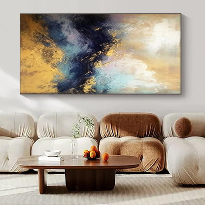 Giant Contemporary Abstract Painting for Technology Startup Office Breakout Areas