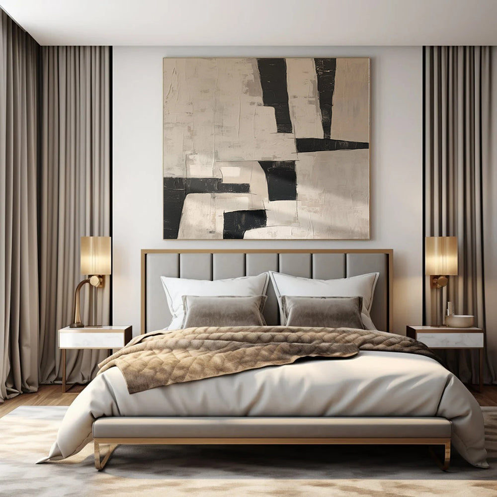 Giant Made-to-Order Abstract Painting for Educational Campus Libraries