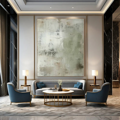 Hand-Painted Bespoke Abstract Canvas for Bedroom and Living Room