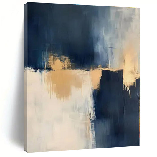 Large Hand-Painted Personalized Abstract Artwork for Office Wellness Rooms