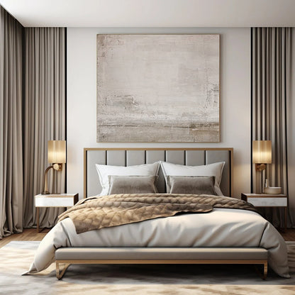 Large Made-to-Order Abstract Painting for Boutique Hotel Suites