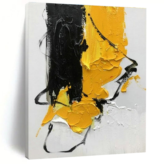 Personalized Immense Hand-Painted Abstract Art for Home Office Breakout Area Wall LargeART0606
