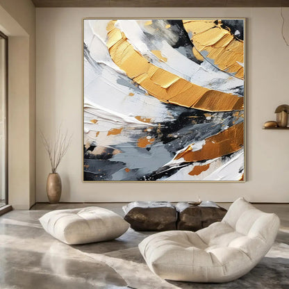 Industrial Edge Hand-Painted Mural for Urban-Style Bedrooms