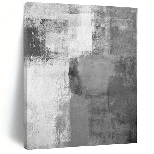 Oversized Hand-Painted Abstract Art for Home Gym Wall