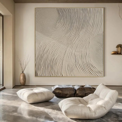 Giant Custom Abstract Painting for Architectural Firm Showrooms