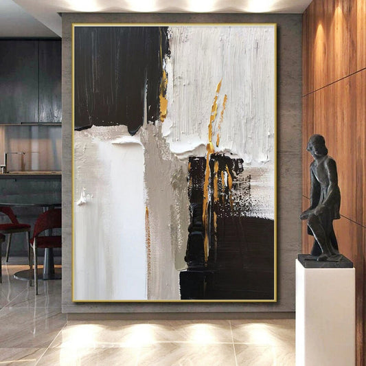 Super-Sized Contemporary Abstract Canvas for Kids’ Playroom Imaginative Decor