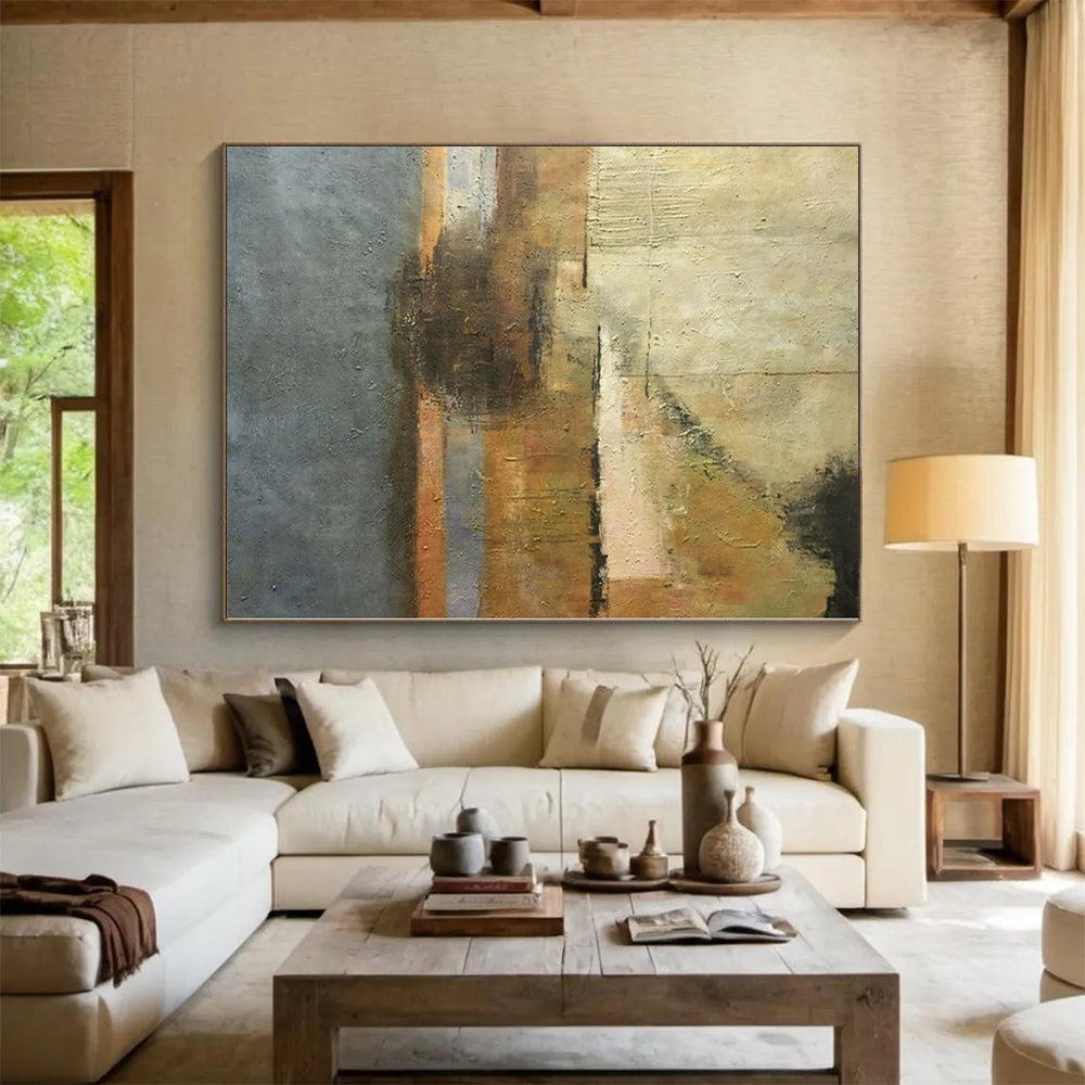 Oversized Custom Abstract Canvas for Pet Play and Rest Areas