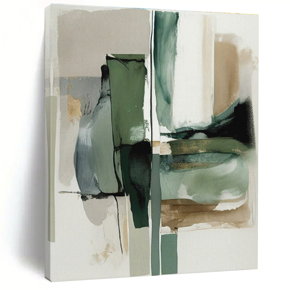 Super-Sized Contemporary Abstract Painting for Kids’ Playroom Creative Spaces