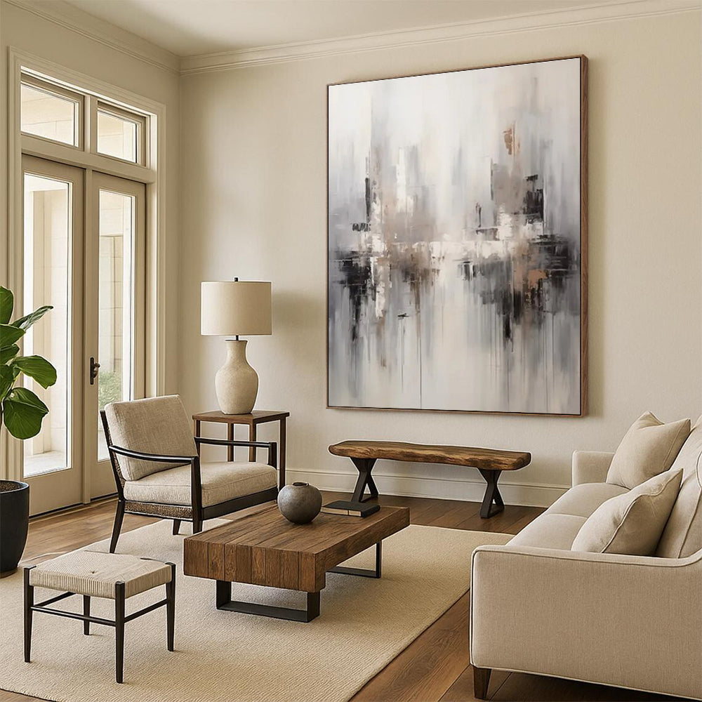 Giant Modern Abstract Art for Home Bar Social Hub Enhancement