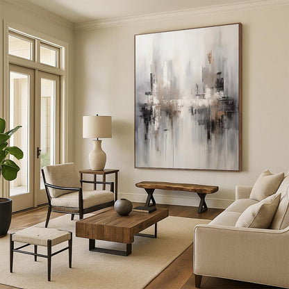 Giant Modern Abstract Art for Home Bar Social Hub Enhancement