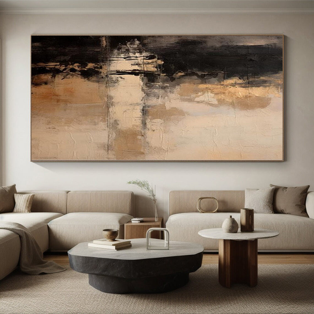 Oversized Custom Abstract Wall Art for Laundry Room Feature Walls