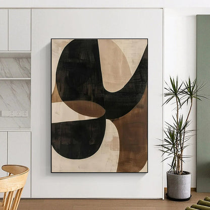 Large-Scale Modern Abstract Canvas for Event Registration Desk Backdrops
