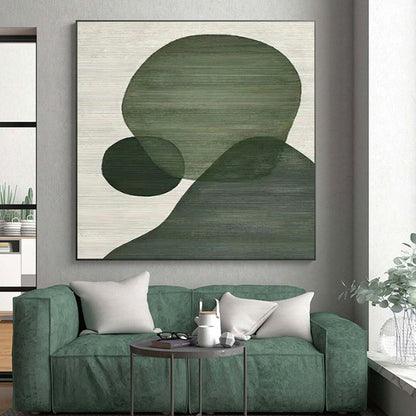 Custom Large Hand-Painted Abstract Painting for Home Music Studio Performance Wall LargeART0593