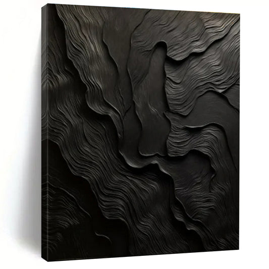 Monumental Contemporary Abstract Canvas for Home Music Studio Creative Backdrop