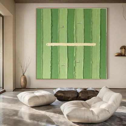 Hand-Painted Personalized Abstract Art for Dining Room and Entryway
