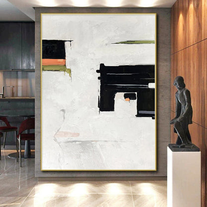 Giant Made-to-Order Abstract Painting for Mudroom Bicycle Storage and Gear Areas