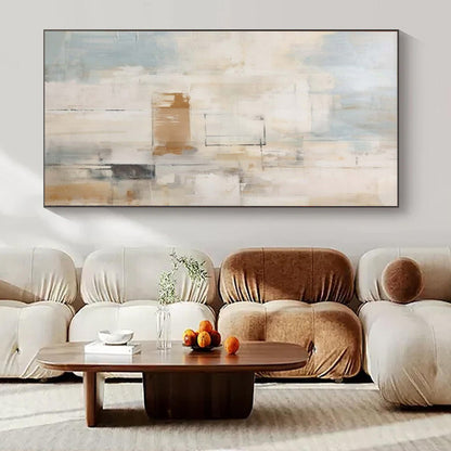 Giant Hand-Painted Contemporary Abstract Art for Family Home Art Studios
