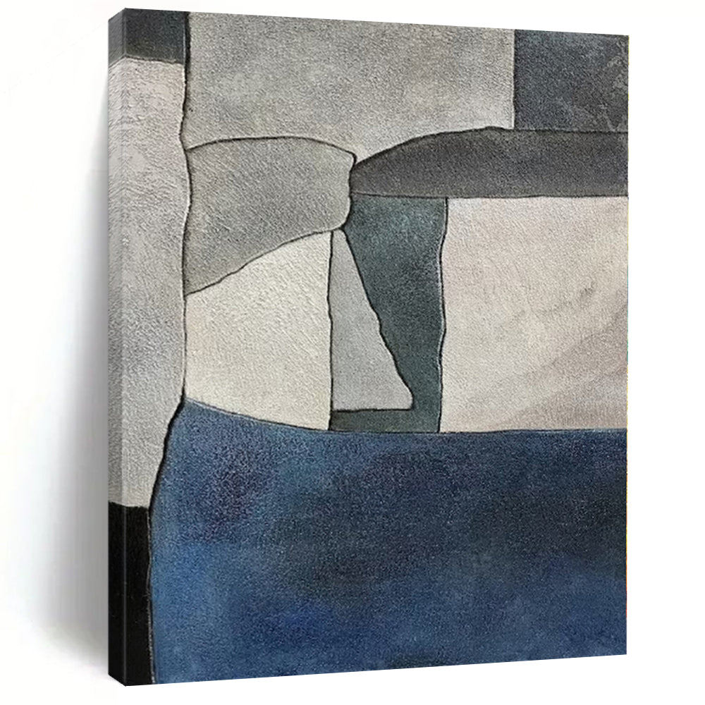 Huge Made-to-Order Abstract Painting for Garage Workshop Feature Wall