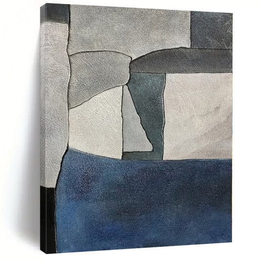 Huge Made-to-Order Abstract Painting for Garage Workshop Feature Wall