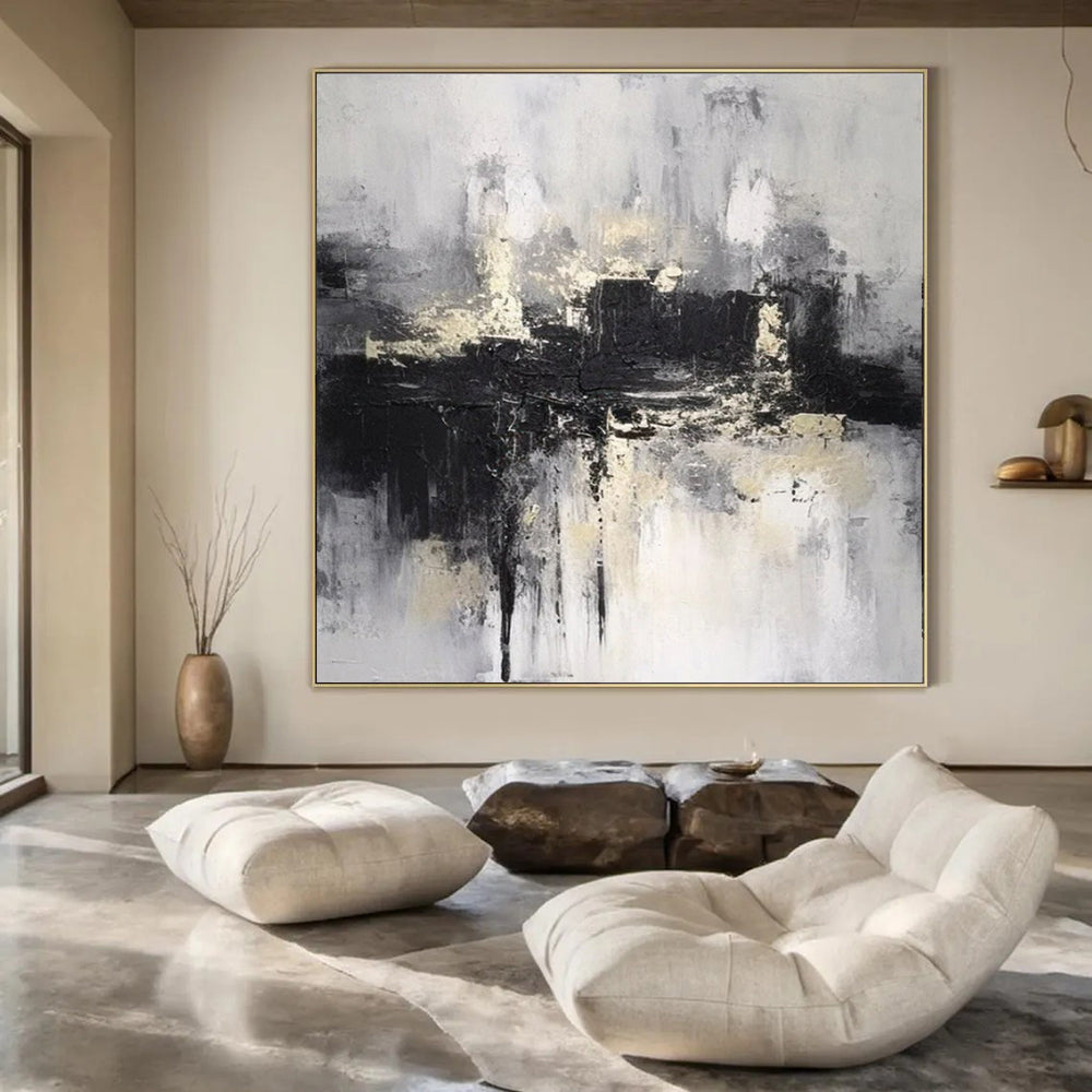 Oversized Modern Abstract Artwork for Botanical Garden Conservatories