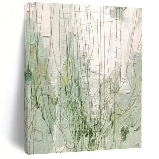 Large Abstract Canvas for Secret Passageway Interiors - Commissioned Mixed Media on Canvas