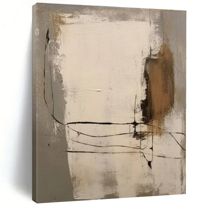 Custom Hand-Painted Abstract Wall Decor for Office Pantry Areas