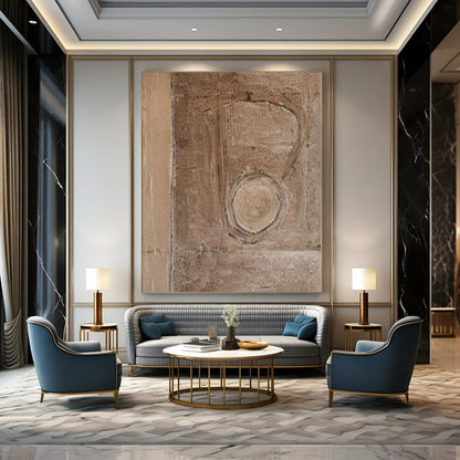 Whimsical Fantasy Hand-Painted Abstract Art for Family Dining Rooms