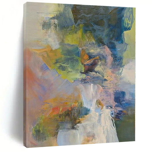 Immense Abstract Canvas for Indoor Pool Areas - Made to Order Acrylic on Canvas