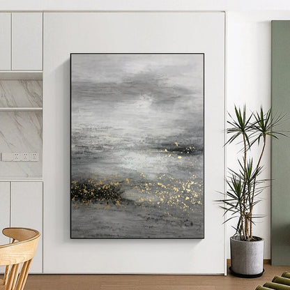 Giant Made-to-Order Abstract Canvas for Walk-in Closet Jewelry Display Walls