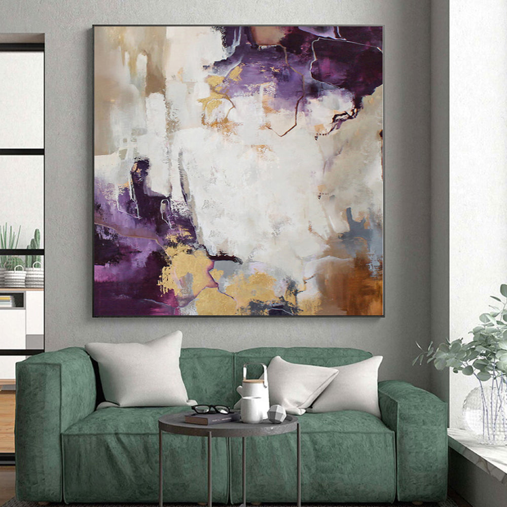 Grand Made-to-Order Abstract Wall Art for Reading Nook Alcoves