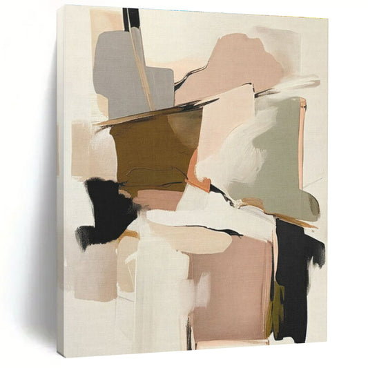 Large Custom Contemporary Abstract Wall Art for Laundry Room Aesthetic Upgrade