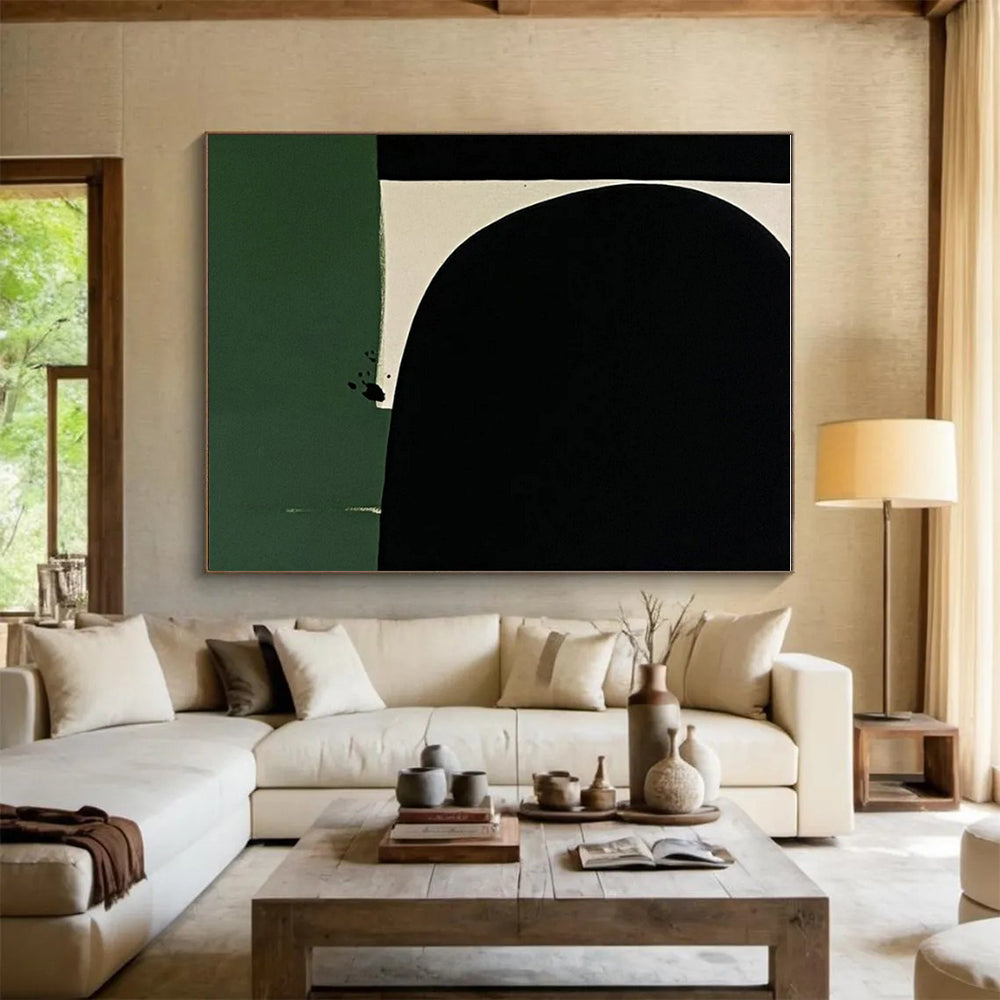 Vast Made-to-Order Hand-Painted Abstract Canvas for Co-Working Spaces LargeART0651
