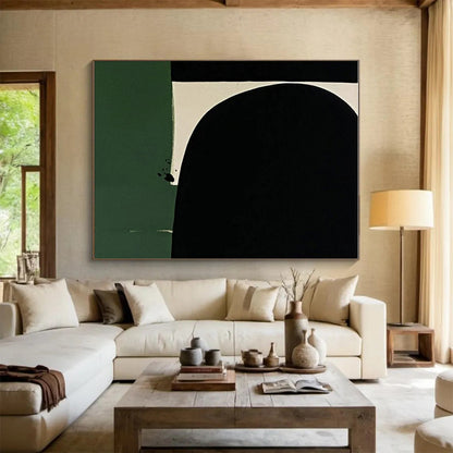 Vast Made-to-Order Hand-Painted Abstract Canvas for Co-Working Spaces LargeART0651