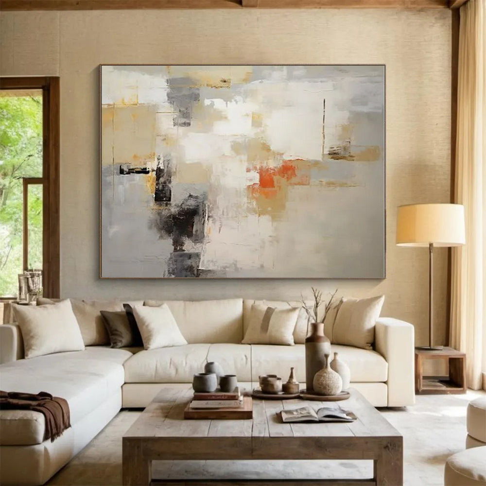 Monumental Contemporary Abstract Art for Event Silent Auction Display Areas