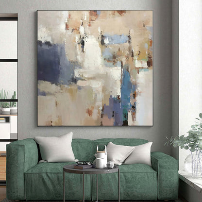 Monumental Custom Abstract Art for Guest Room Balcony Feature Walls