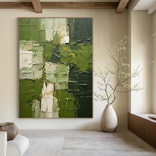 Grand Abstract Wall Decor for Corridor Niche Spaces - Made to Order Mixed Media