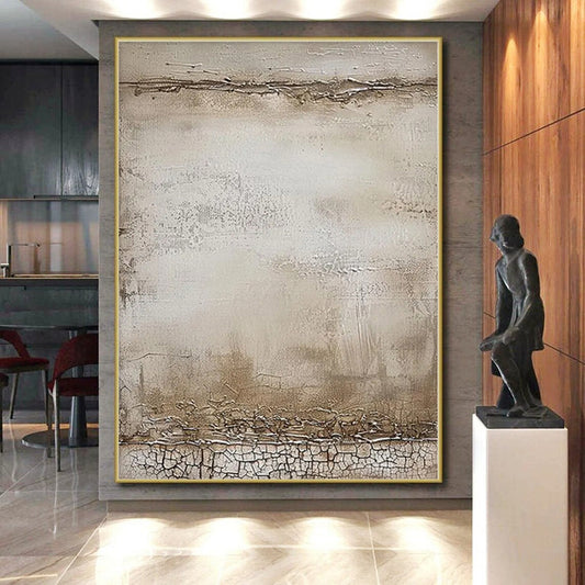 Immense Abstract Particle Art - Hand-Painted Resin for Physics Research Center Lobbies