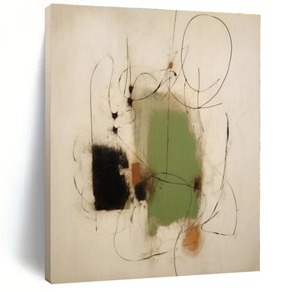 Super-Sized Custom Hand-Painted Abstract Canvas for Kids’ Playroom Imagination Wall