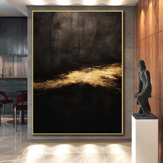 Large Abstract Canvas for Beekeeping Apiary Shelters - Made to Order Mixed Media on Linen