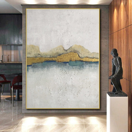 Staggering Custom Abstract Painting for Home Music Studio Equipment Wall